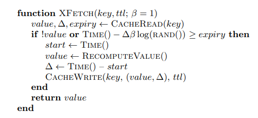 The XFetch algorithm from the paper
